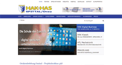 Desktop Screenshot of hakspittal.at